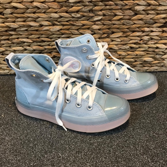 Unisex Converse Chuck Taylor Baby Blue CX High " Stretch Canvas HighTops - Picture 3 of 13